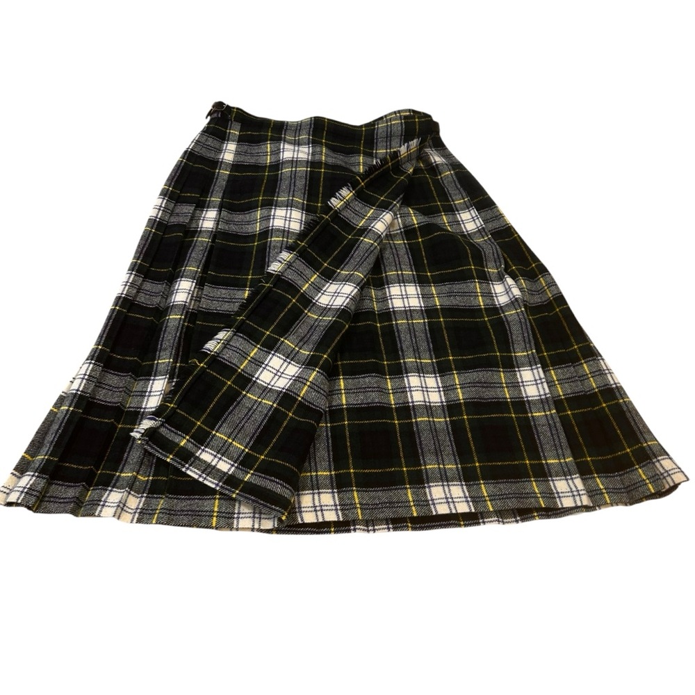 Clan laird skirt kilt womens size 8/10 vintage set 2 red green blue ivory multi - Picture 4 of 15